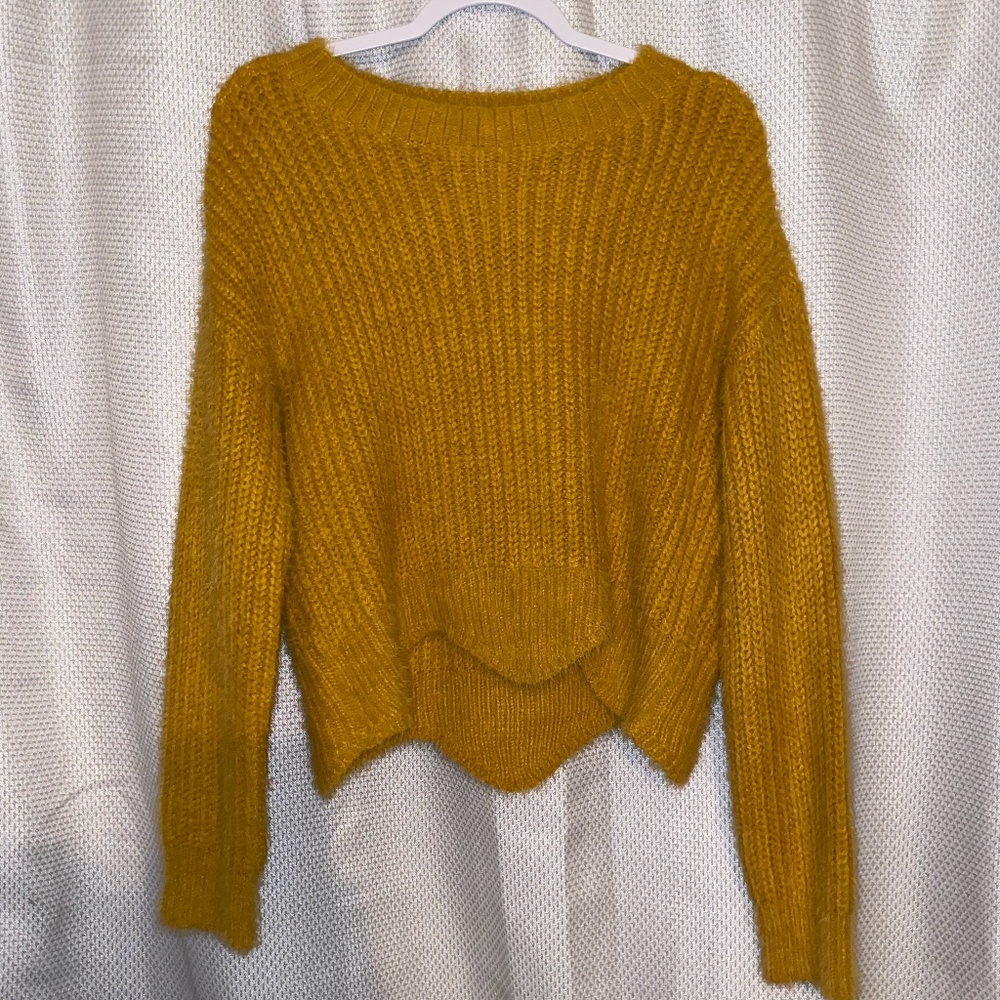 Yellow sweater